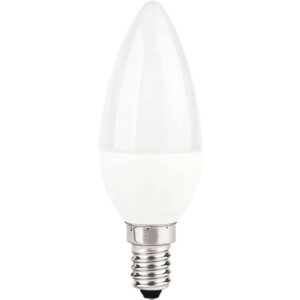 cavil e14 7w led gls frosted candle bulb 6500k