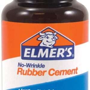 elmers no wrinkle rubber cement clear 4 ounce