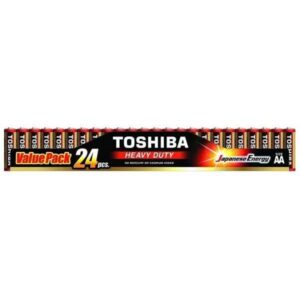 toshiba heavy duty aa value pack 24pcs
