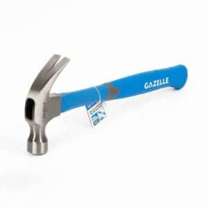 gazelle 16oz curved claw hammer with fiberglass handle