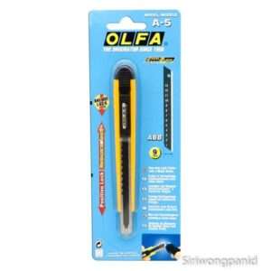 olfa a 5 one way lock cutter with a black blade