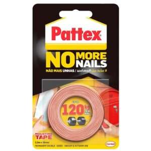 pattex no more nails 120kg mounting tape 15m x 19mm