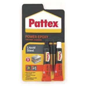 pattex power epoxy two part adhesive liquid steel 11ml x 2