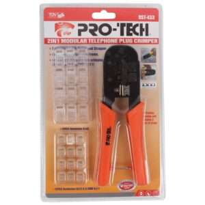protech 2 in 1 modular telephone plug crimper