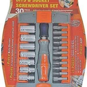 protech 30 pcs bits and socket screwdriver se