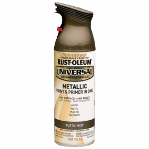 rust oleum universal spray paint rustic mist metallic 11 oz spray