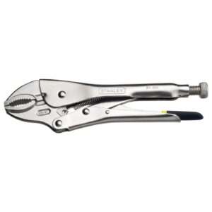 stanley curved jaw locking plier 10 in length