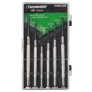 terminator 6pcs precision screwdriver set ttsds 329