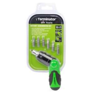 terminator ratchet screwdriver set 6 in 1 ttsds 310