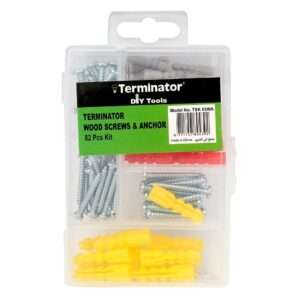 terminator wood screw anchor 82pcs kit
