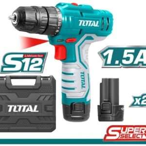total lithium ion cordless drill 12v