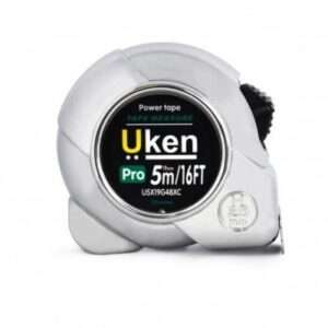 uken measuring tape 5m16ft silver