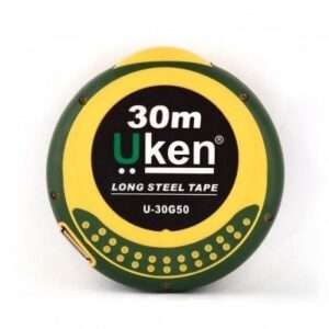 uken steel measuring tape close type 30m
