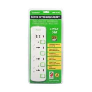 3 way universal power extension socket with 2 usb 21a 3m cable 13a plug 441×441 1