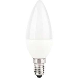 cavil e14 7w led gls frosted candle bulb 3000k