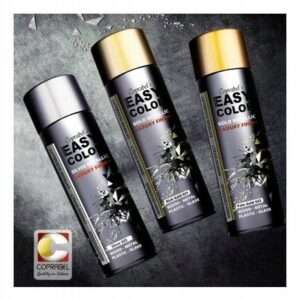 easy color silver metallic luxury finishing spray paint 400ml