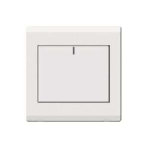 milano 16a 1 gang 1 way switch white