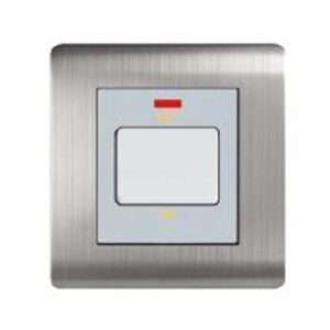 milano 20a dp switch silver