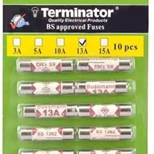 porcelain ceramic fuse 13a pack of 10