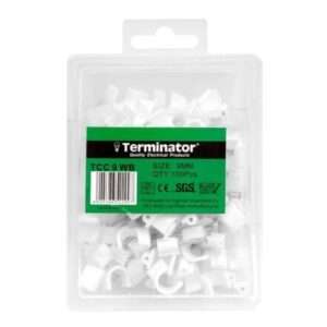 terminator cable clips 9mm 100pcs