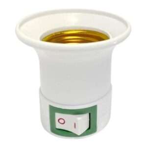 terminator lamp holder abs with switch and copper parts