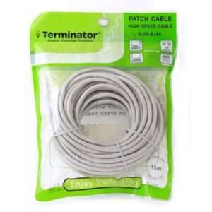 terminator patch cord cable cat6 15m
