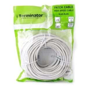 terminator patch cord cable cat6 20m