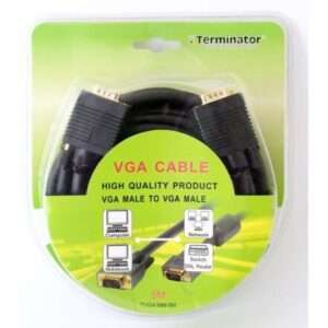 terminator vga male to vga male cable 5m