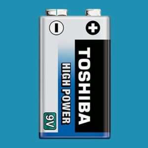 toshiba high power 9v battery
